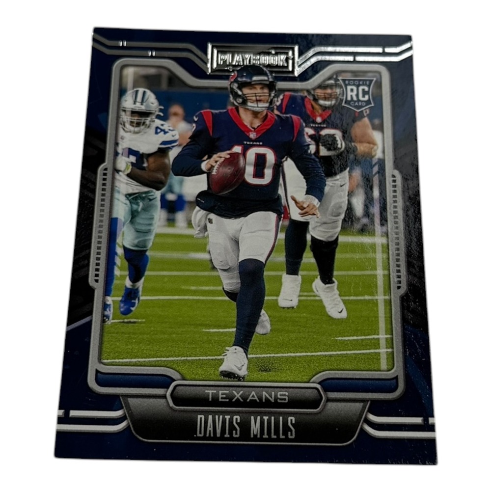 2021‎ Panini Playbook Davis Mills Houston Texans Rookie Card RC #123 Football
